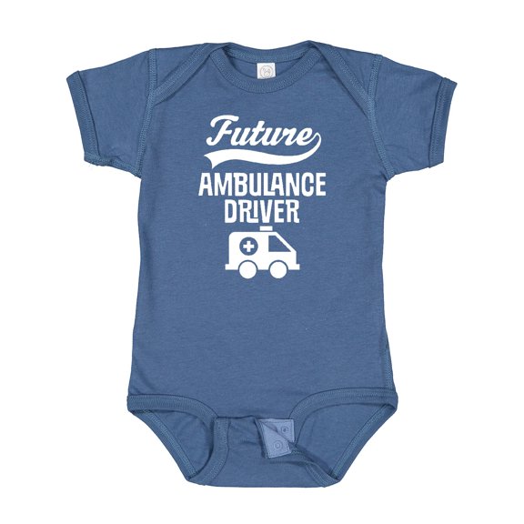 Inktastic Future Ambulance Driver Childs Boys or Girls Baby Bodysuit