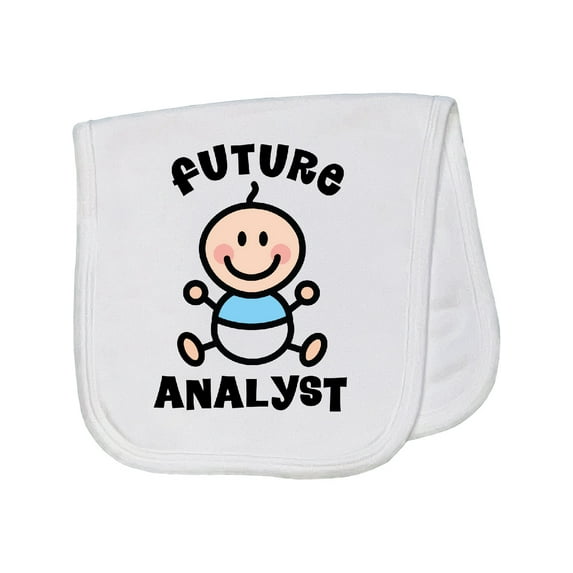 Inktastic Future Analyst Baby Burp Cloth