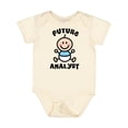 thumbnail image 1 of Inktastic Future Analyst Boys Baby Bodysuit, 1 of 5
