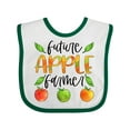thumbnail image 1 of Inktastic Future Apple Farmer Apples and Leaves Boys or Girls Baby Bib, 1 of 4