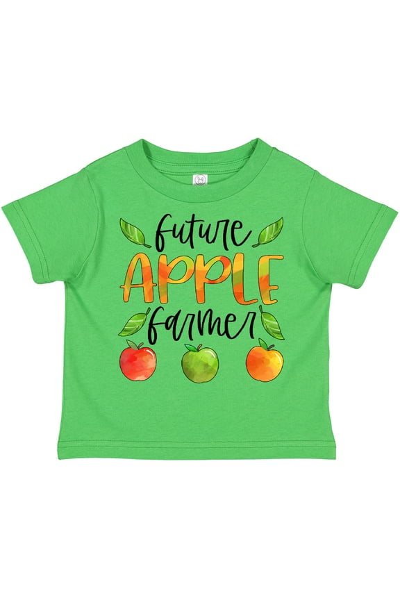 Future Apple Farmer Apples and Leaves Boys or Girls Toddler T-Shirt
