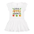 thumbnail image 1 of Inktastic Future Apple Farmer- Apples and Leaves Girls Baby Dress, 1 of 5