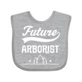 thumbnail image 1 of Inktastic Future Arborist Tree Care Job Boys or Girls Baby Bib, 1 of 4