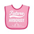 thumbnail image 1 of Inktastic Future Arborist Tree Care Job Boys or Girls Baby Bib, 1 of 4