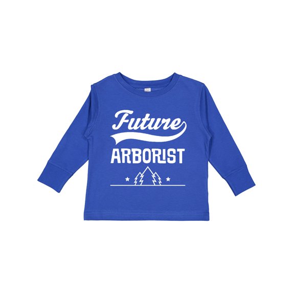 Inktastic Future Arborist Tree Care Job Boys or Girls Long Sleeve Toddler T-Shirt