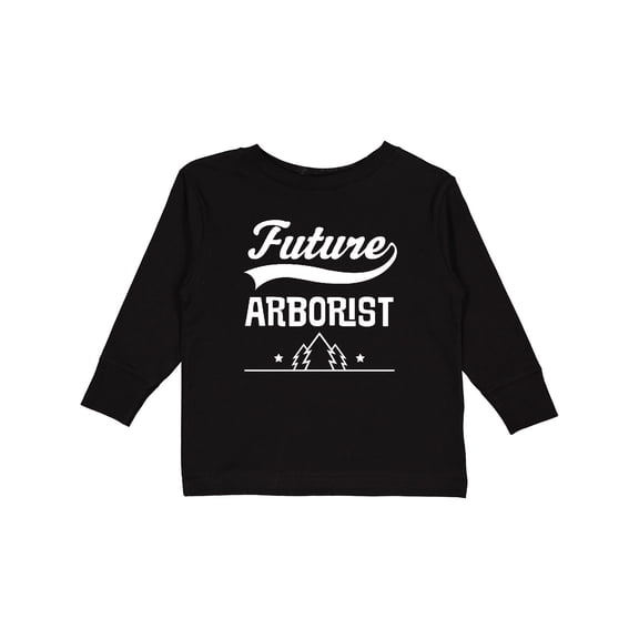 Inktastic Future Arborist Tree Care Job Boys or Girls Long Sleeve Toddler T-Shirt