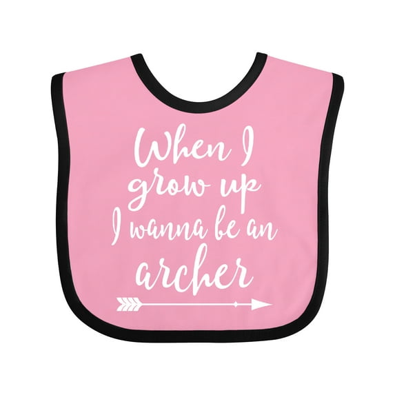 Inktastic Future Archer Childs Archery Arrow Boys or Girls Baby Bib