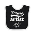 thumbnail image 1 of Inktastic Future Artist Art Occupation Boys or Girls Baby Bib, 1 of 4