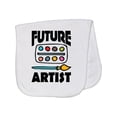 thumbnail image 1 of Inktastic Future Artist Future Painter Baby Burp Cloth, 1 of 3