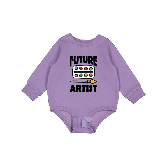 Inktastic Future Artist Future Painter Baby Fleece Bodysuit
