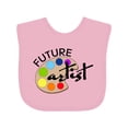thumbnail image 1 of Inktastic Future Artist with Paints Boys or Girls Baby Bib, 1 of 4