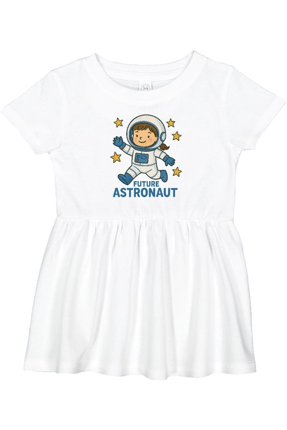 Future Astronaut Girls Baby Dress