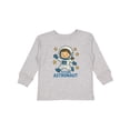 thumbnail image 1 of Inktastic Future Astronaut Kids Space Theme Boys or Girls Long Sleeve Toddler T-Shirt, 1 of 5