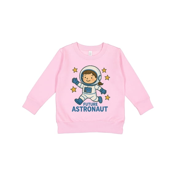 Inktastic Future Astronaut Kids Space Theme Toddler Sweatshirt