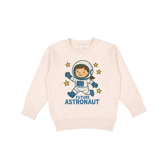 Inktastic Future Astronaut Kids Space Theme Toddler Sweatshirt