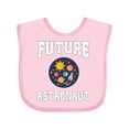 thumbnail image 1 of Inktastic Future Astronaut Outerspace Rocket Boys or Girls Baby Bib, 1 of 4