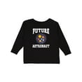 thumbnail image 1 of Inktastic Future Astronaut Outerspace Rocket Boys or Girls Long Sleeve Toddler T-Shirt, 1 of 5
