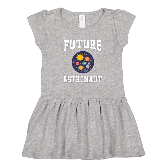Inktastic Future Astronaut Outerspace Rocket Girls Toddler Dress