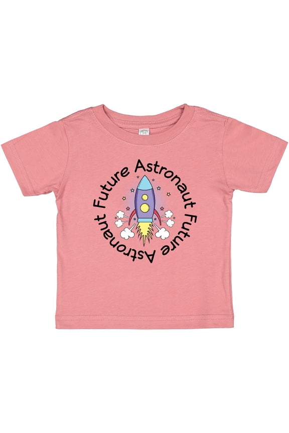 Future Astronaut Space Rocket Girls Baby T-Shirt