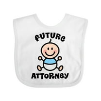 Inktastic Future Attorney Lawyer in Training Boys Baby Bib