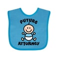 thumbnail image 1 of Inktastic Future Attorney Lawyer in Training Boys Baby Bib, 1 of 4