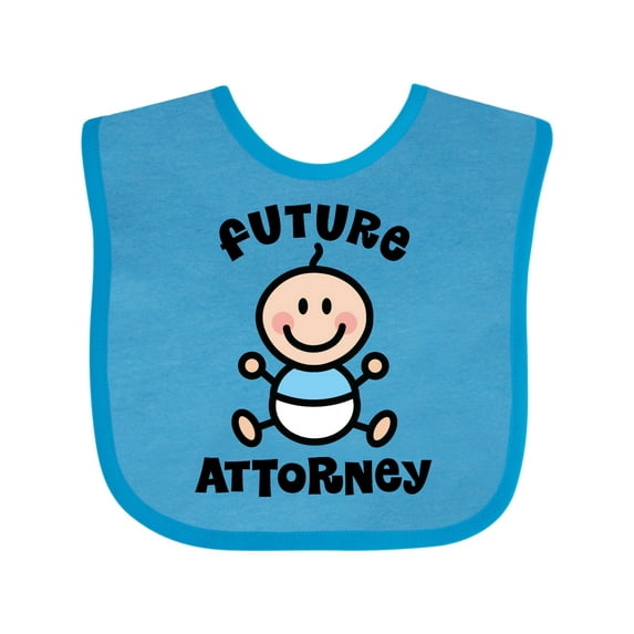 Inktastic Future Attorney Lawyer in Training Boys Baby Bib