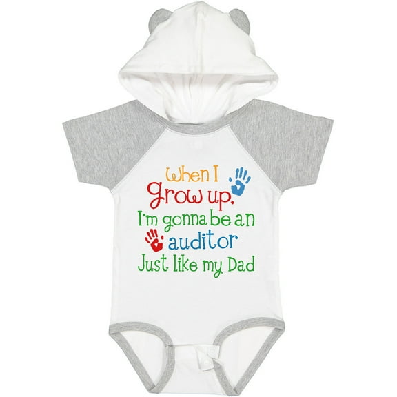 Inktastic Future Auditor Like My Dad Boys or Girls Baby Bodysuit