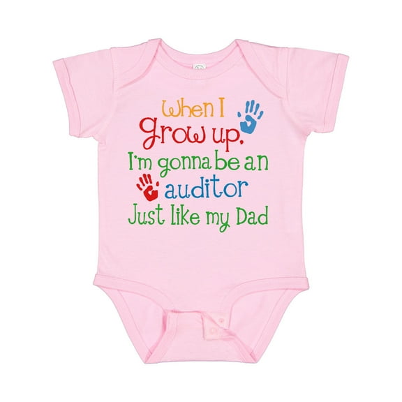 Inktastic Future Auditor Like My Dad Boys or Girls Baby Bodysuit