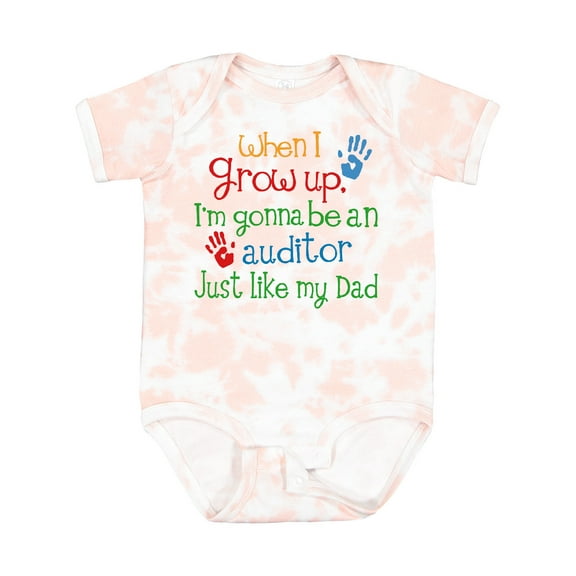 Inktastic Future Auditor Like My Dad Boys or Girls Baby Bodysuit