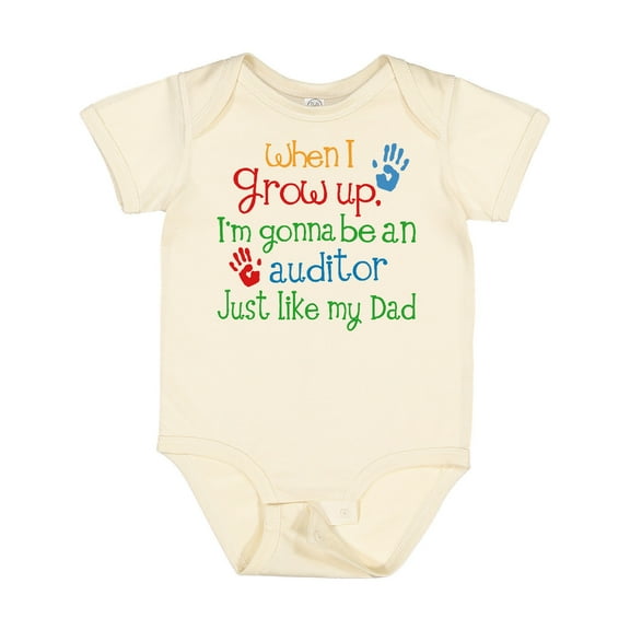 Inktastic Future Auditor Like My Dad Boys or Girls Baby Bodysuit