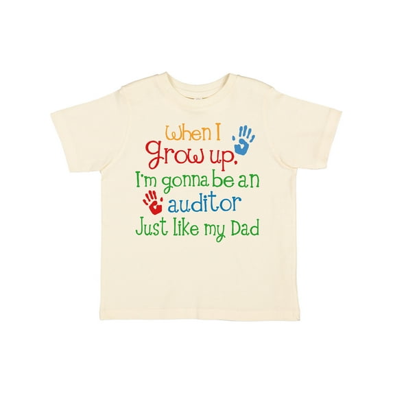 Inktastic Future Auditor Like My Dad Boys or Girls Toddler T-Shirt