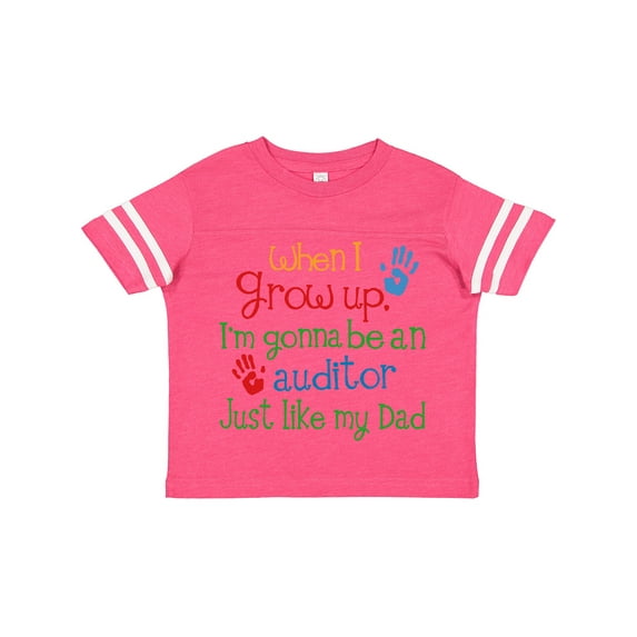 Inktastic Future Auditor Like My Dad Boys or Girls Toddler T-Shirt