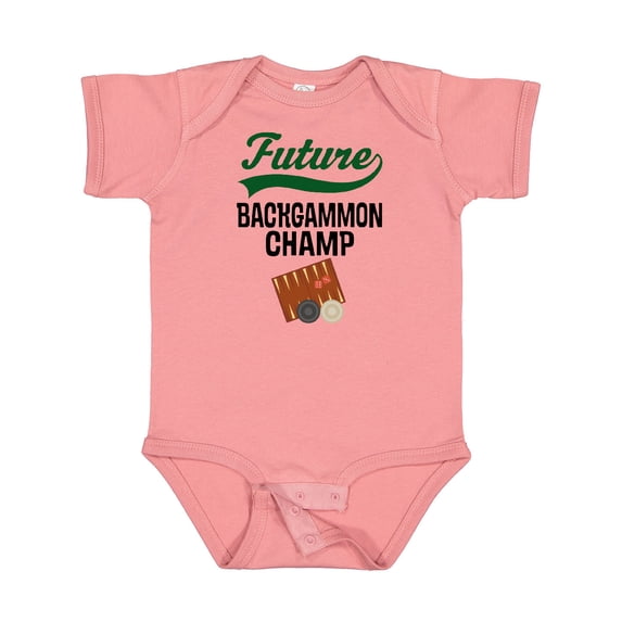 Inktastic Future Backgammon Player Champ Boys or Girls Baby Bodysuit
