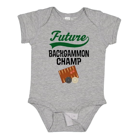 Inktastic Future Backgammon Player Champ Boys or Girls Baby Bodysuit
