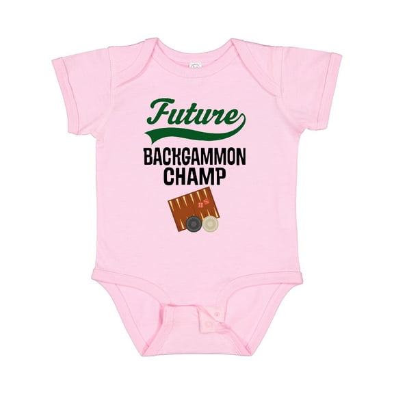 Inktastic Future Backgammon Player Champ Boys or Girls Baby Bodysuit
