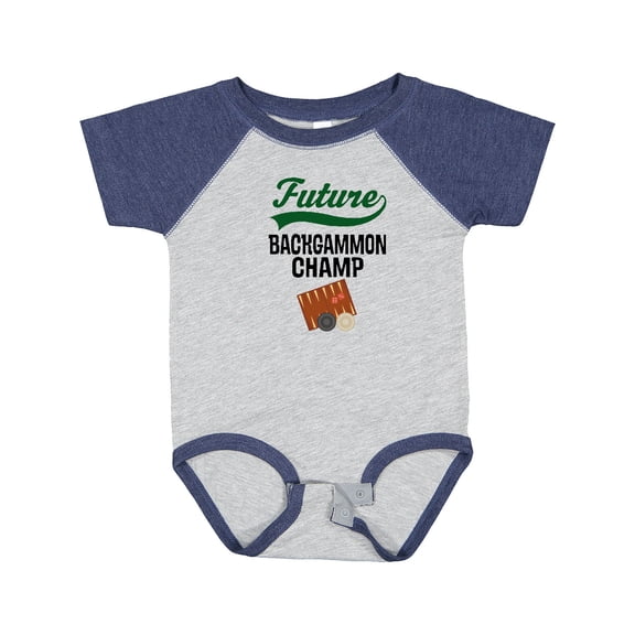 Inktastic Future Backgammon Player Champ Boys or Girls Baby Bodysuit