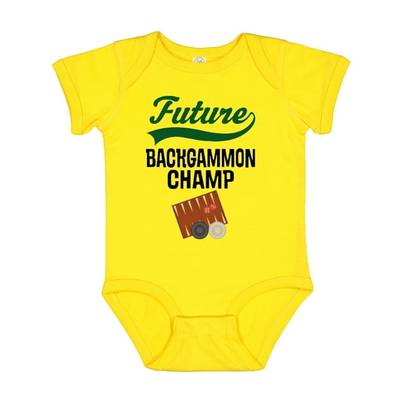 Inktastic Future Backgammon Player Champ Boys or Girls Baby Bodysuit