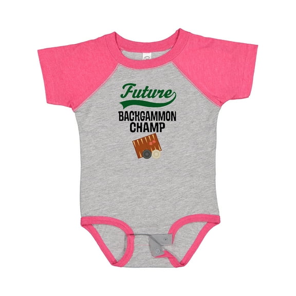 Inktastic Future Backgammon Player Champ Boys or Girls Baby Bodysuit