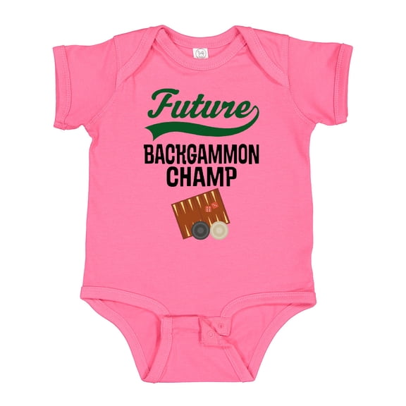 Inktastic Future Backgammon Player Champ Boys or Girls Baby Bodysuit