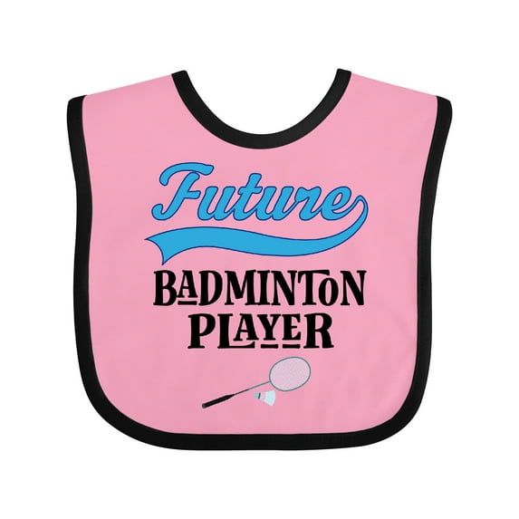 Inktastic Future Badminton Player Sports Boys or Girls Baby Bib