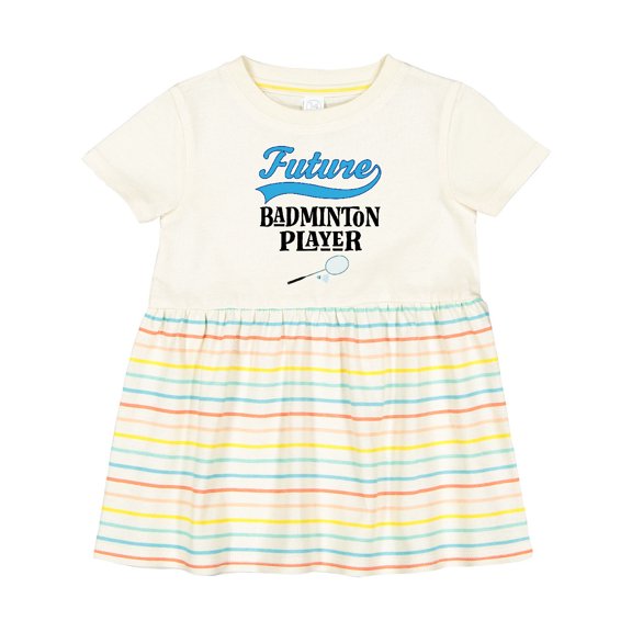 Inktastic Future Badminton Player Sports Girls Baby Dress