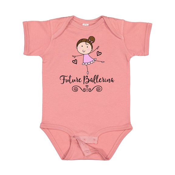 Inktastic Future Ballerina Girls Dance Girls Baby Bodysuit