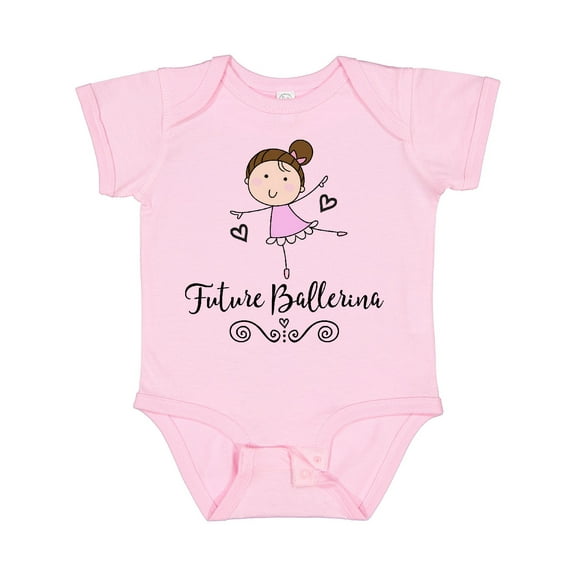 Inktastic Future Ballerina Girls Dance Girls Baby Bodysuit