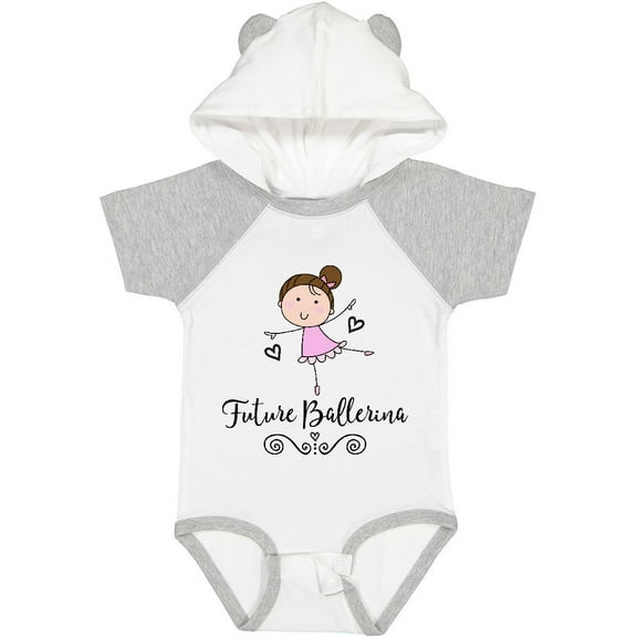 Inktastic Future Ballerina Girls Dance Girls Baby Bodysuit