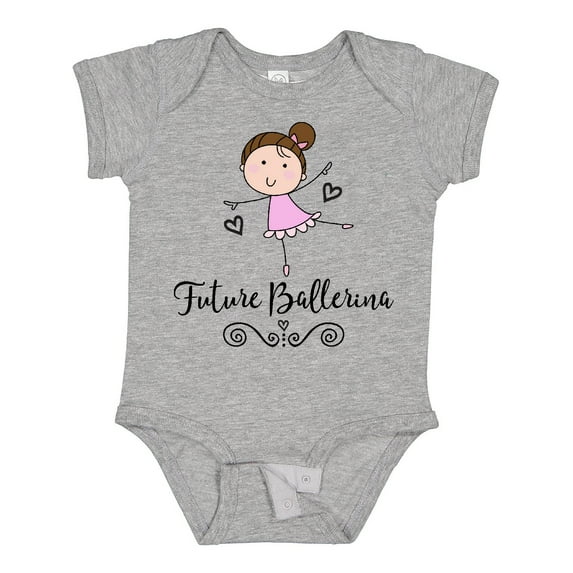 Inktastic Future Ballerina Girls Dance Girls Baby Bodysuit