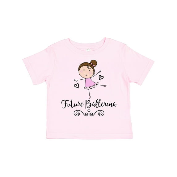 Inktastic Future Ballerina Girls Dance Girls Toddler T-Shirt
