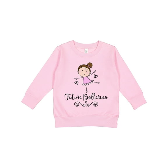 Inktastic Future Ballerina Girls Dance Toddler Sweatshirt