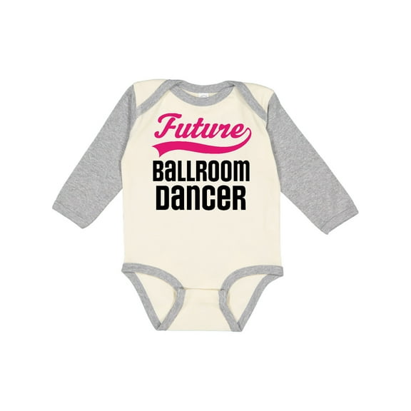 Inktastic Future Ballroom Dancer Girls Girls Long Sleeve Baby Bodysuit