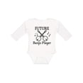 thumbnail image 1 of Inktastic Future Banjo Player Boys or Girls Long Sleeve Baby Bodysuit, 1 of 5