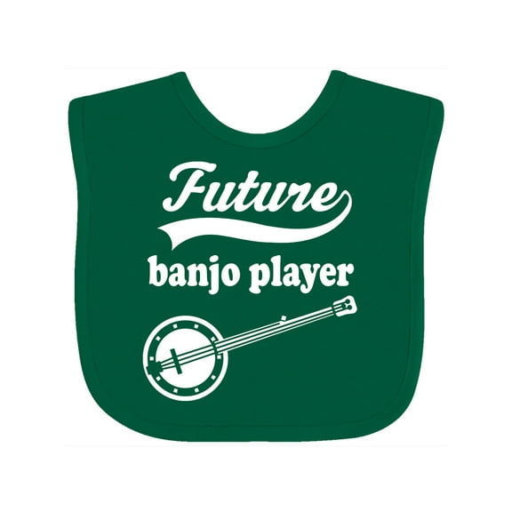 Inktastic Future Banjo Player Childs Music Boys or Girls Baby Bib